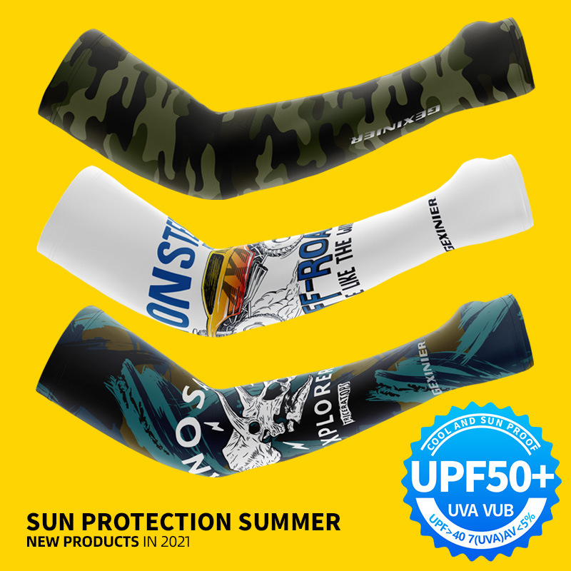 Ice sleeve men's sun protection men's hand sleeve arm protection ice silk sleeve riding sleeve men's gloves summer women's thin summer