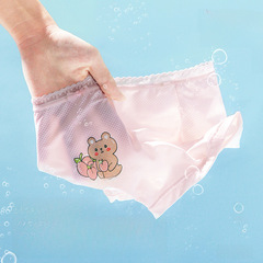 Girls' Modal Straight Leg Children's Four Corner Summer Thin Gown for Girls Ice Silk for Middle and Small Children Baby Shorts