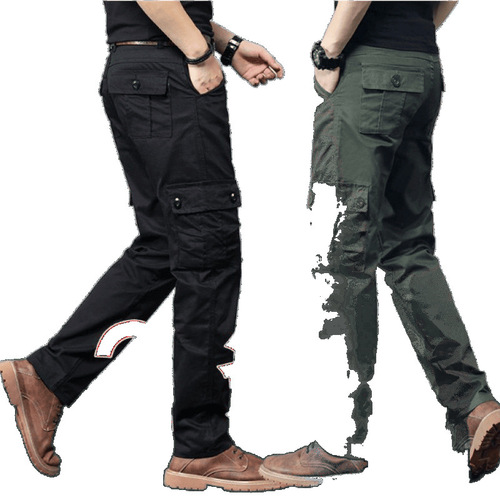 Workwear long pants loose welding wear-resistant outdoor protective summer thin men's protective multi-pocket work casual pants