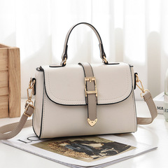 2023新款韓版純色小方包網紅手提小清新單肩包格紋洋氣百搭包