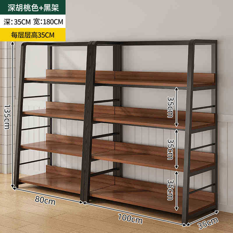 Estante simple estante de almacenamiento de múltiples capas estante de exhibición sala de estar estantería hogar dormitorio piso gabinete de almacenamiento sub-estante