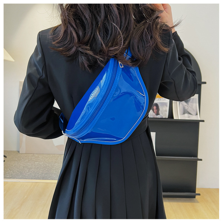 Women's Streetwear Solid Color Pvc Waist Bags display picture 3