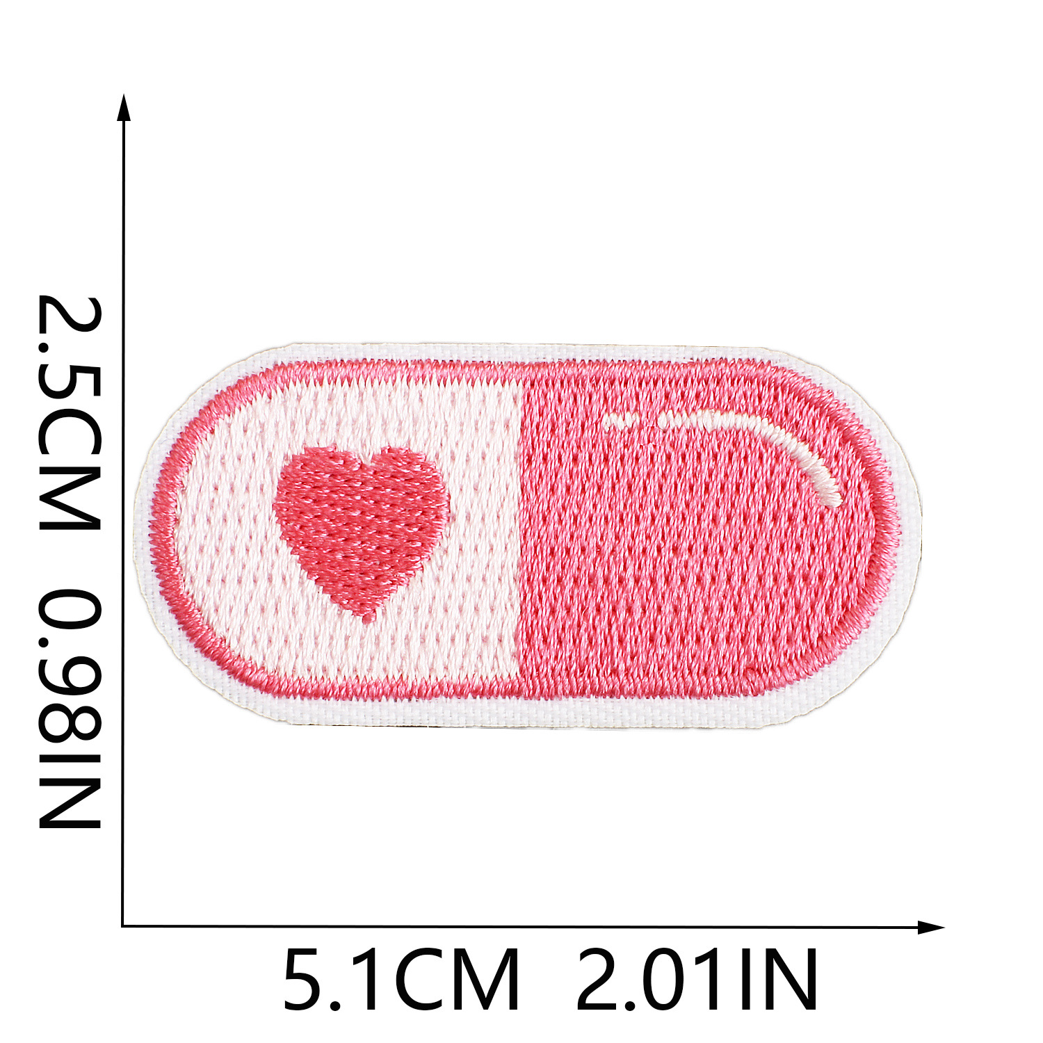 3g Weight Clothing Sticker Patches Classification 1 Piece Quantity Dacron thread Material Valentine'S Day Festival Heart Shape Pattern Casual, Elegant, Lady Style Embroidery Craft 1 Piece Casual Elegant Lady Heart Shape Dacron Thread Clothing Sticker Patches 3