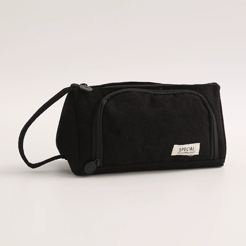 Capacious high quality universal handheld pencil case for students