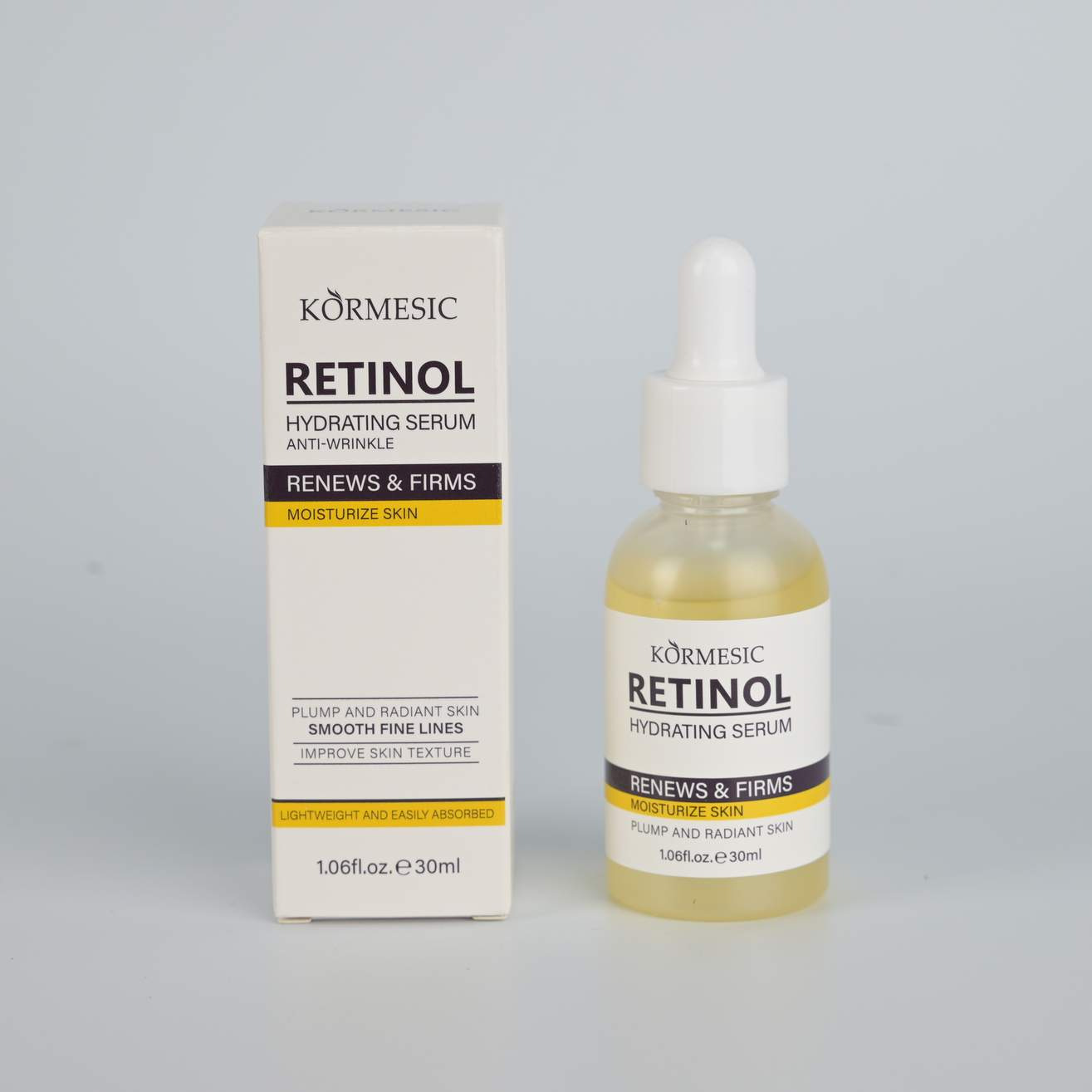 Inglés completo KORMESIC retinol control de aceite limpiador facial limpiador facial hidratante comercio exterior transfronterizo