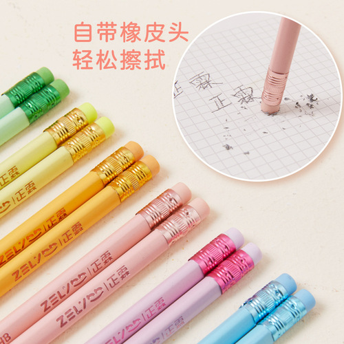 Pencil wholesale Zhenglin Macaron Set Eco-friendly Pencils 10-Pack with Pencil Sharpener Gift for Students Writing Pencils
