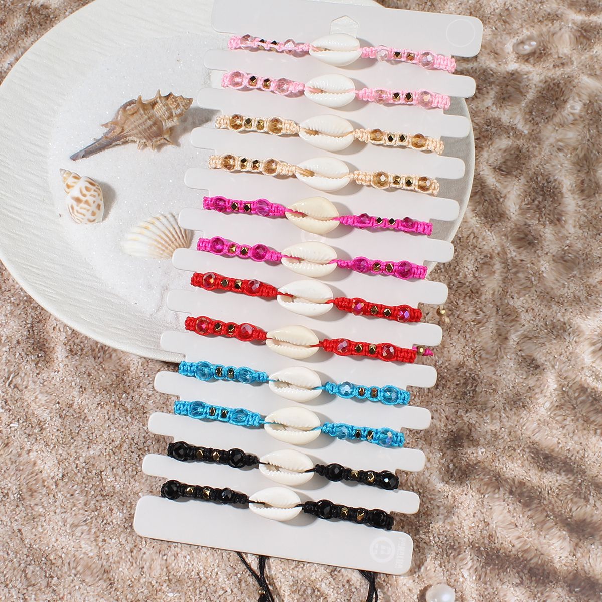 50g Weight Bracelets Classification Beaded, rope Chain Material Beaded Chain Chain Type 1 Set Quantity Casual, Beach Occasion turquoise, rope, Shell Material Geometric, Starfish, Eye Pattern Spring&Summer Season Unisex Gender Vacation Style Vacation Geometric Starfish Eye Turquoise Rope Shell Beaded Chain Beaded Bracelets Wholesale 12