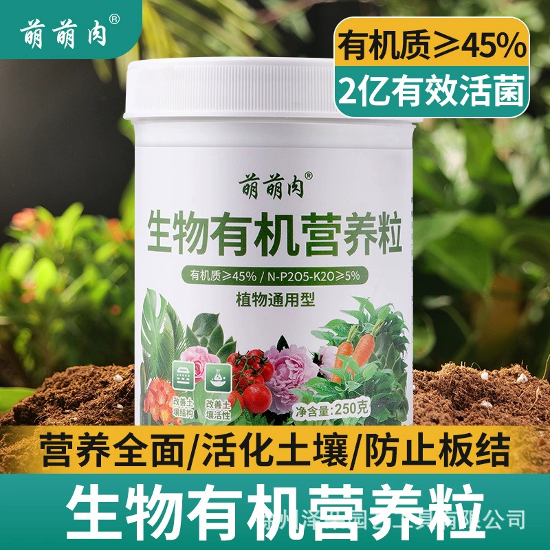 Биоорганические питательные гранулы растения общего назначения для домашнего выращивания Цветочный зеленый укроп богат органическим азотом, фосфором и калиевым удобрением