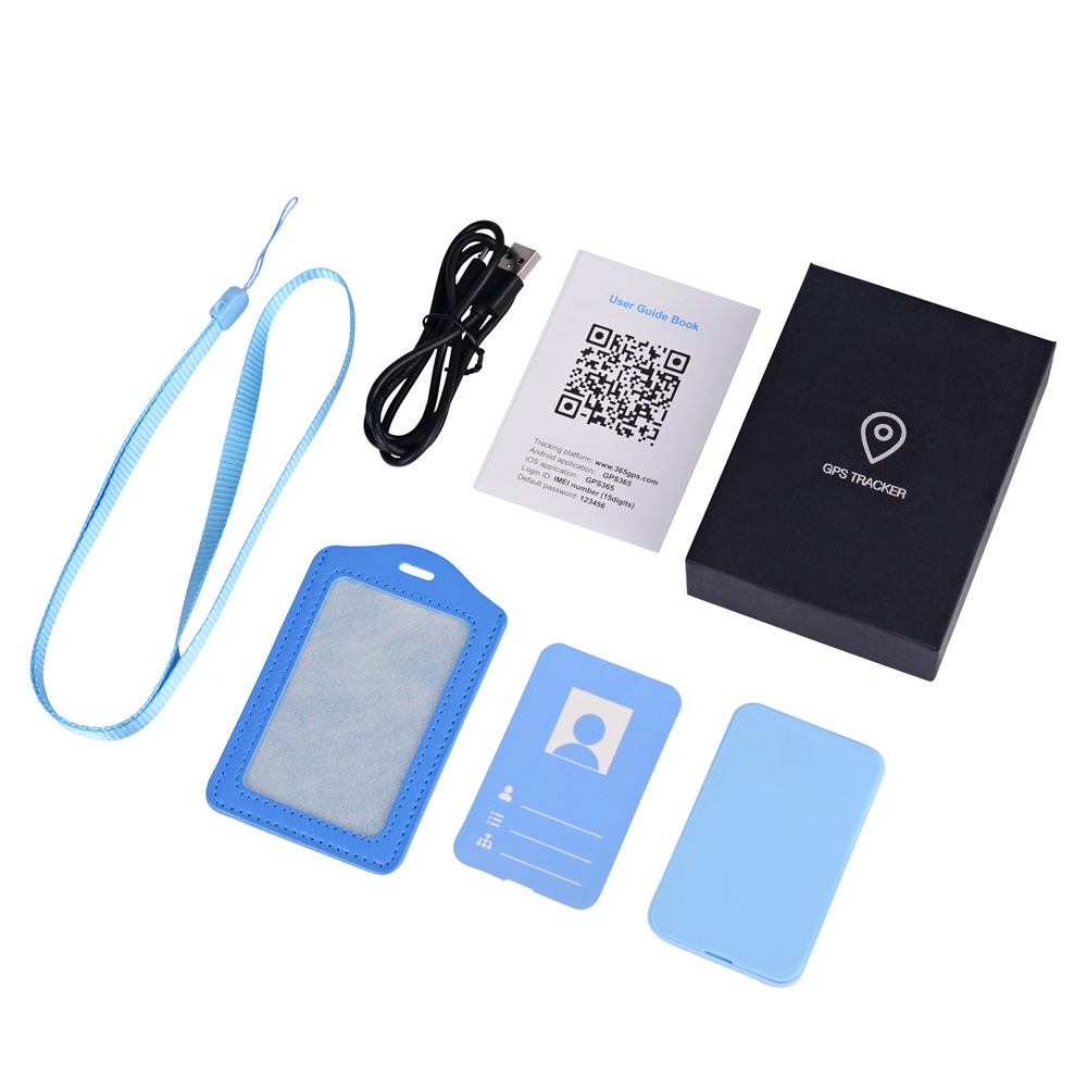 Card type GPS positioner two -way call SOS seeking help ultra -thin ultra -long standby student card GPS tracker 4