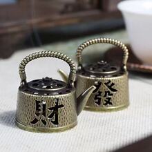 厂家批发合金香炉发财炉茶壶炉创意招财进宝小香炉祥云香薰炉摆件