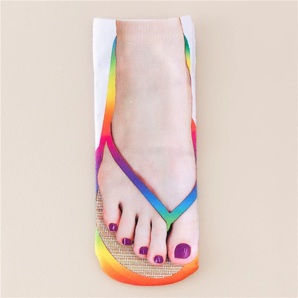 Yellow flip flops