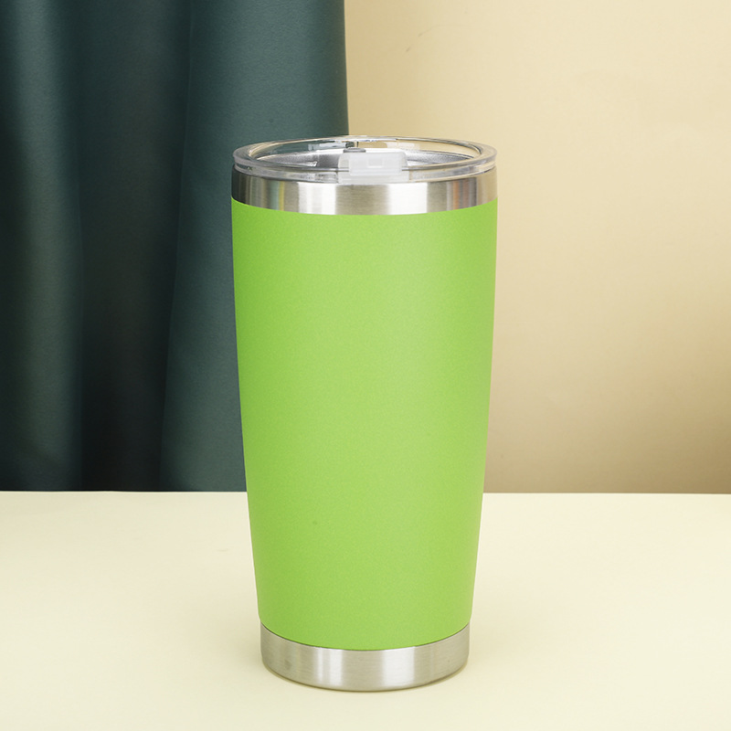 Comercio exterior de gran capacidad taza de helado cerveza taza de café de acero inoxidable doble 20oz taza de coche 304 taza de agua del coche