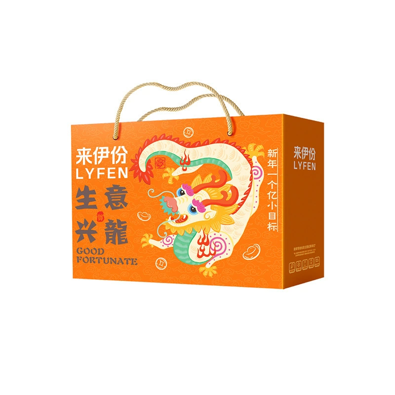 Подарочная коробка бизнес-благополучия Lai Yifen типа A 398 2703 г, подарочная коробка, закуски, орехи, новогодний набор, предприятие
