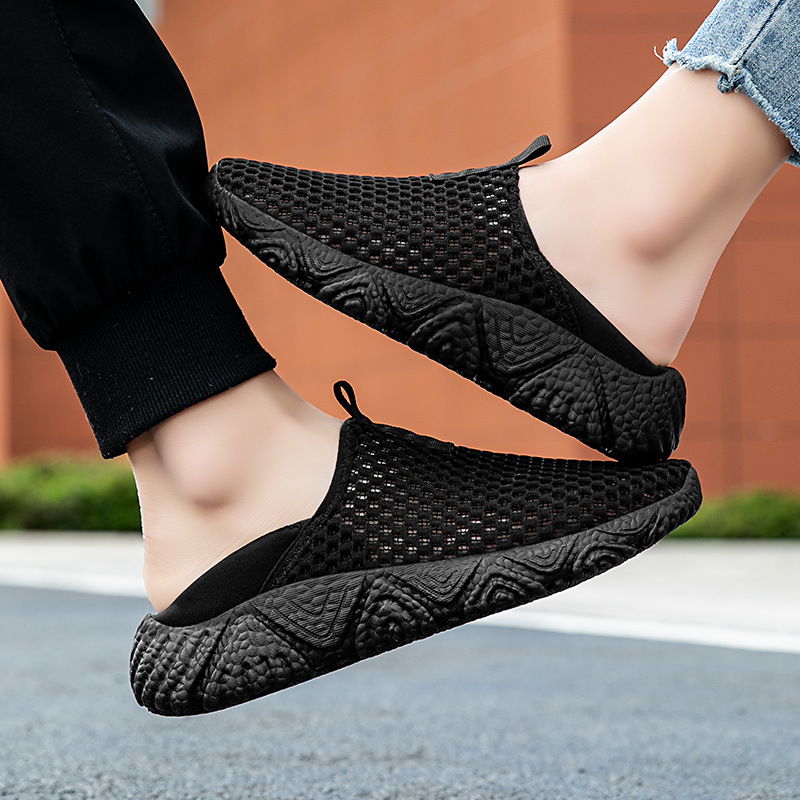 새로운 남성 신발 여름 크로스 보더 대형 스포츠 신발 대형 메쉬 통기성 남성 부드러운 밑창 캐주얼 신발 다목적 싱글 신발