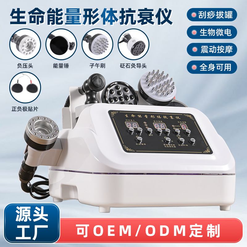 Life Body Energy Meter Scraping Health Massage Health Meridian Dds Microcurrent Physiotherapy Instrument Beauty Salon
