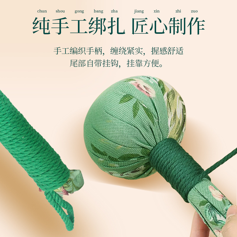 Martillo de Artemisa, Herramienta de Masaje Manual para Meridianos, Regalo, Martillo de Moxibustión, Palo de Año Nuevo Hecho a Mano, Martillo de Salud, Dropshipping.