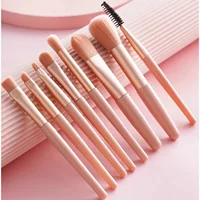 Small brush, matte soft face blush, 8 pieces, for beginners