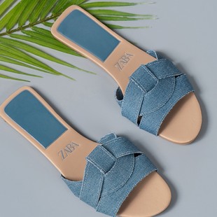 Foreign Trade plus size Flat Bottom Trendy Slippers Women's 2025 New Cross-border Solid Color Fashion slippers