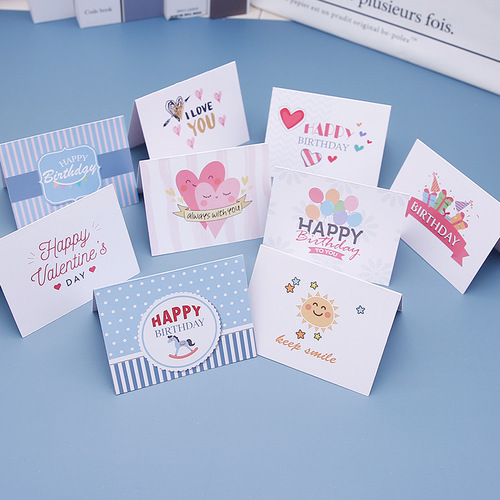 Greeting Card Bakery Fresh Flower Cake Shop Birthday Message Thank You Creative Teacher's Day Valentine's Day New Year's Day Creative Postcards