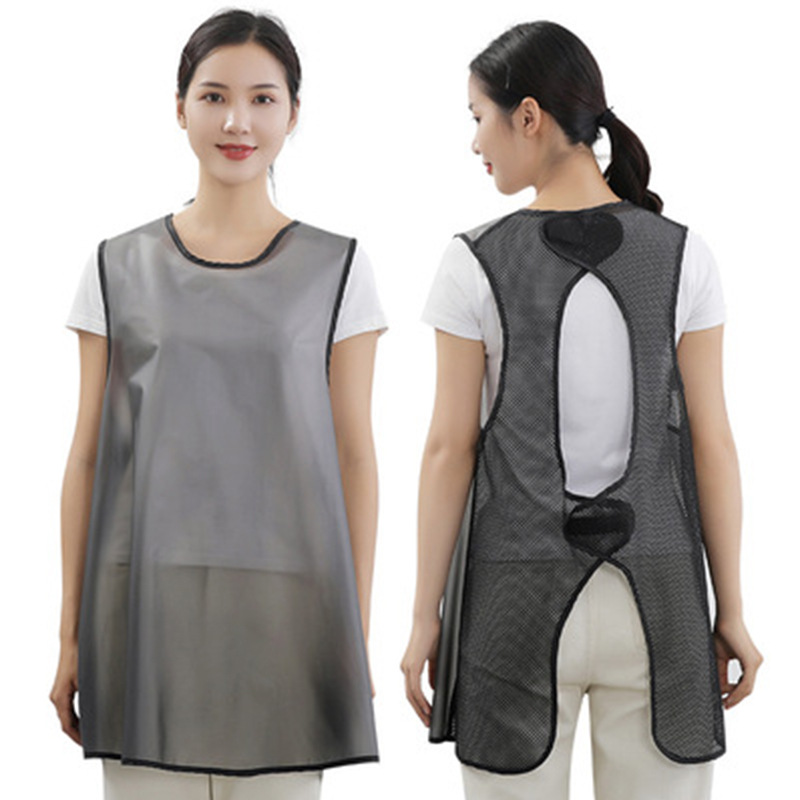 Transfronterizo delantal TPU femenino velcro transparente cantina sobretodo a prueba de aceite de delantal acuático desechable fábrica al por mayor encargo