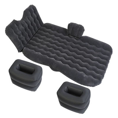 Vehicle-mounted inflatable bed Bed Head Protection Travel Car - black