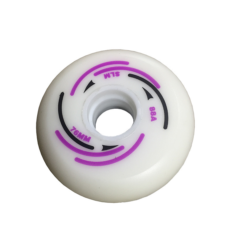 Roller Skates with Pu Wheels, Flat Fancy Soft Wheels, Children's Rubber Solid Wheels, Street Wheels, Universal