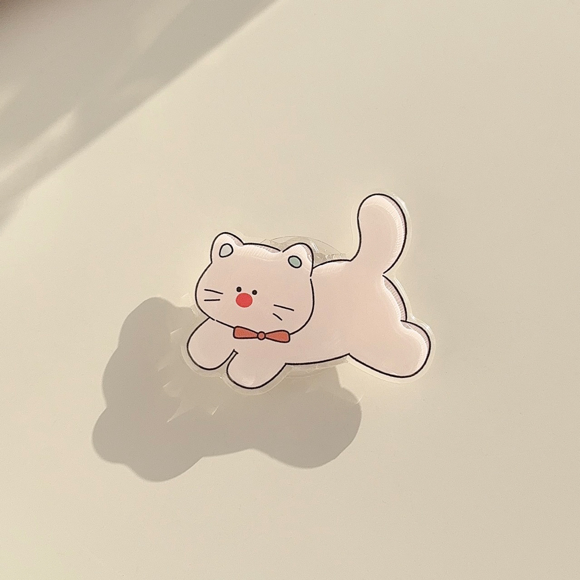 Ins韓風アニメのニャンヌ動物の背中に殻を貼って伸縮します。