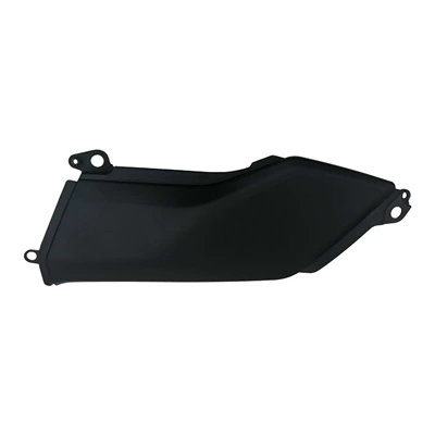 Motorcycle Fender: Cover, Protective Panel - fuel-tank-pattern-left-small-panel-black