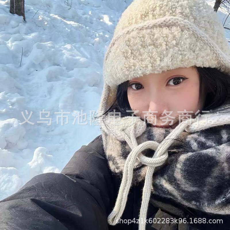 霖儿推荐小香护耳帽包头帽子女秋冬天韩版百搭时尚旅游出片雷锋帽