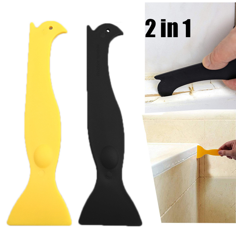 2合一阴阳角勾铲阴角刮板玻璃胶铲除残胶刮刀铲胶器 美缝工具