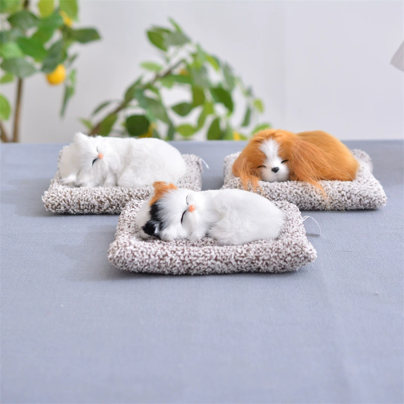 Car activated carbon bag interior simulation dog ornaments bamboo charcoal bag center console car supplies simulated bamboo charcoal dog doll