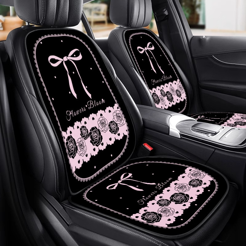 オールシーズン対応カーシートクッション 2025 新しいライト高級女性運転席後部座席クッション滑り止め通気性カーシートクッション|undefined