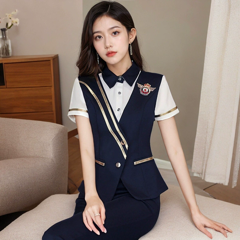 Baoyu одежда новая ножная ванна педикюр одежда косметолог рабочая одежда семь рукавов рабочая одежда салона красоты 2808