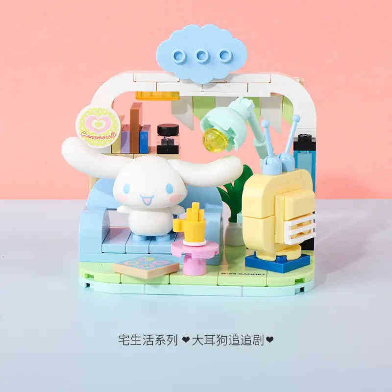 素晴らしい K20849 サンリオホームライフビルディングブロックシナモンドッグクロメメロディシーンビルディングブロックガールギフト|undefined