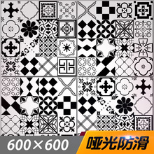 600X600��ŷ��ש�ڰ�ɫ���޲���������ש�̳�KTV��̨��ɫ�¹Ŵ�ש