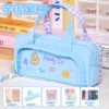[Portable Pain Bag Pen Case] Pudding Blue Checker/Free Question Pen*5 + Account Holder + Note Book + Coil Book + Pocket Book