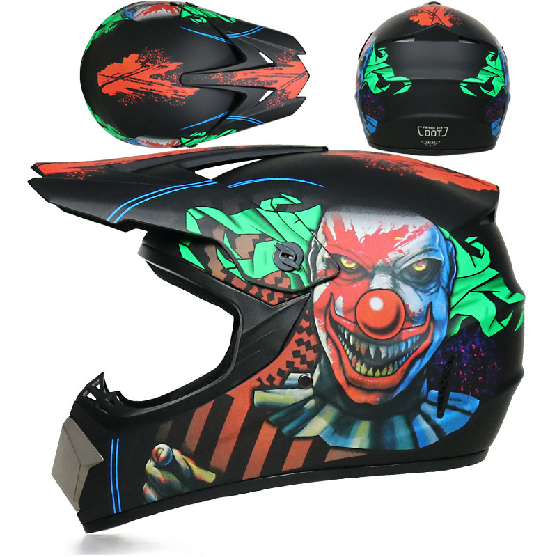 Cross-border generation four seasons motorcycle off-road helmet men's and women's electric car helmet mountain bike off-road helmet racing downhill pedal Cross-border generation four seasons motorcycle off-road helmet men's and women's electric car helmet mountain bike off-road helmet racing downhill pedal