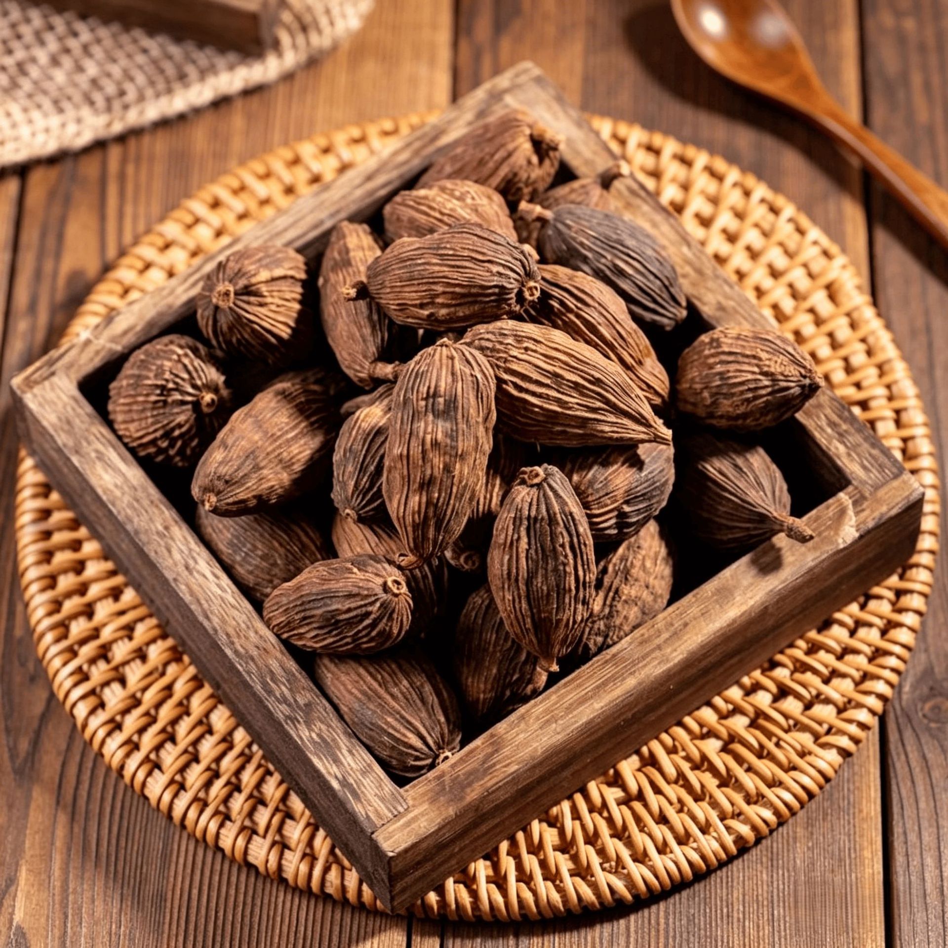 Dried Tsaoko Fruit Cao Guo 500g Whole Pods for Braised Meat Hotpot and Stew Seasoning preparation