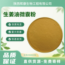 生姜油微囊粉 5%姜辣素 生姜提取物 晖康生物 现货供应
