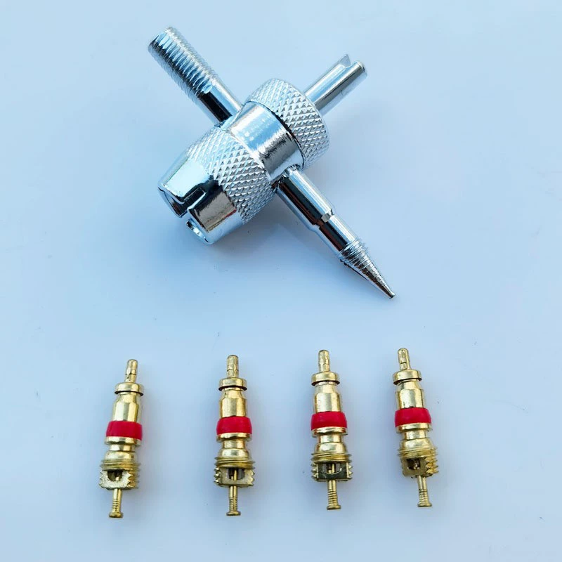 Набор инструментов для ремонта и замены вентилей шин (4-в-1): ключ для электромобилей