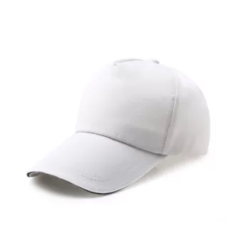 现货空白广告帽批发做旅游帽logo纯色棒球帽印字蓝色多色