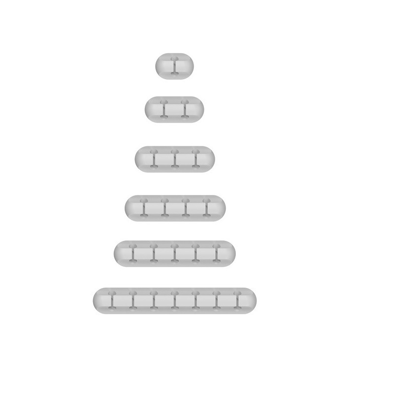 Amazon Venta caliente alambre almacenamiento Cable de silicona organizador cable de datos cubierta protectora velcro soporte de cable de nylon