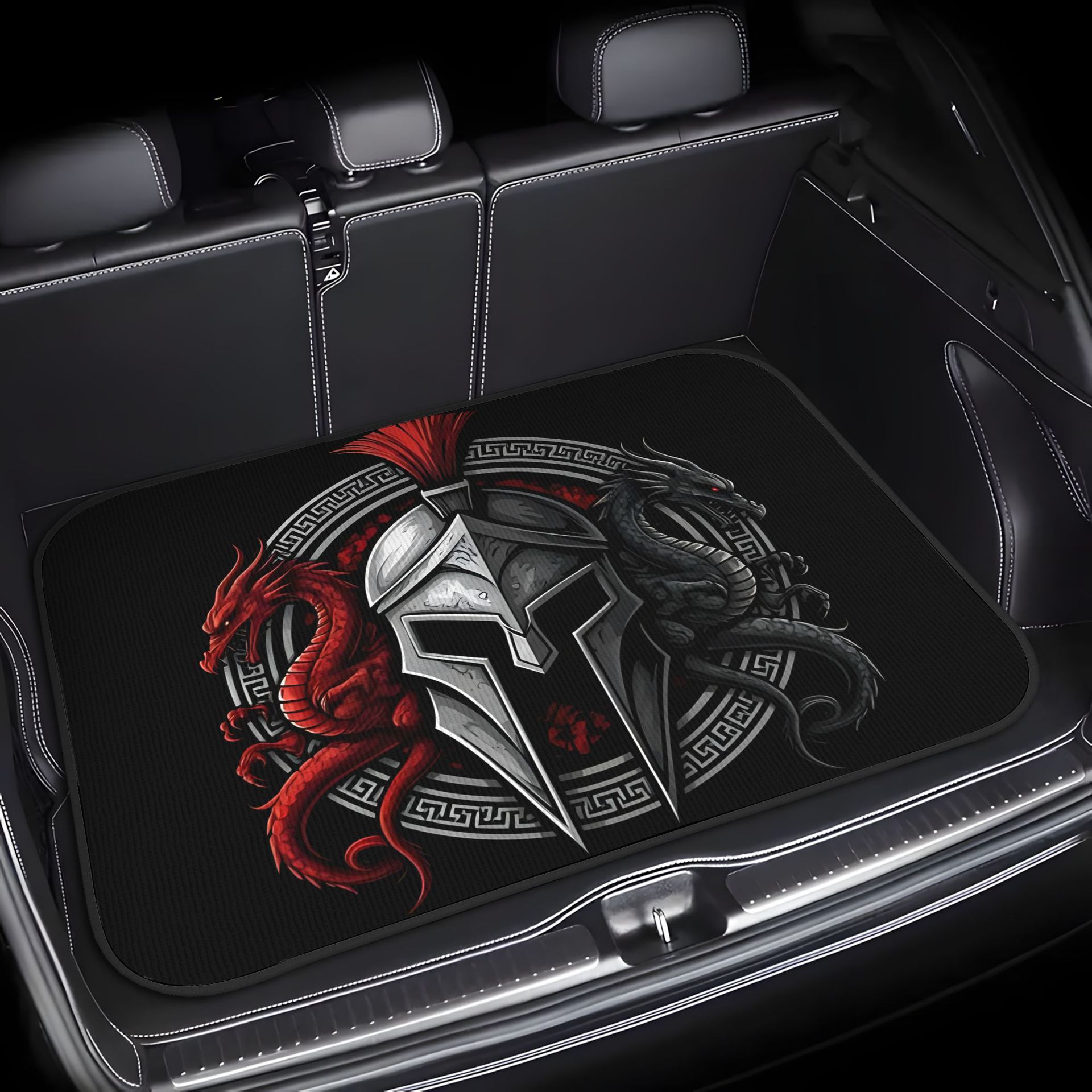 Cross-Border Temu Hot-Selling Creative Car Trunk Mat, Universal for All Seasons, Dirt-Resistant and Easy to Clean Car Interior Mat