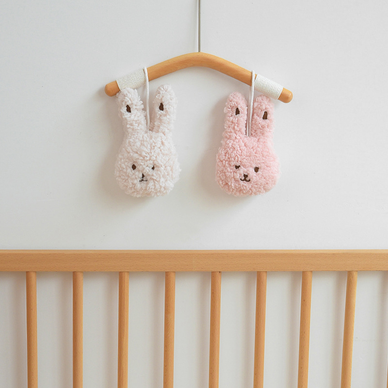 Korean Cute Plush Bear Bunny Pendant Doll Children's School Bag Cloth Plush Pendant Name Tag Doll Pendant