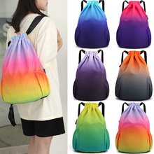 A 18373 Foldable Drawstring Backpack �۵�����˫���ŷ��