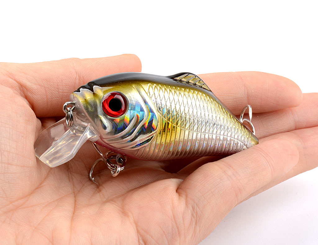 Micro Square Bill Crankbait Lure For Bass Trout Walleye Saltwater Freshwater Fishing