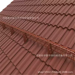 高速成型水泥纤维彩瓦机 全自动水泥彩瓦机 水泥堒压彩瓦成型机