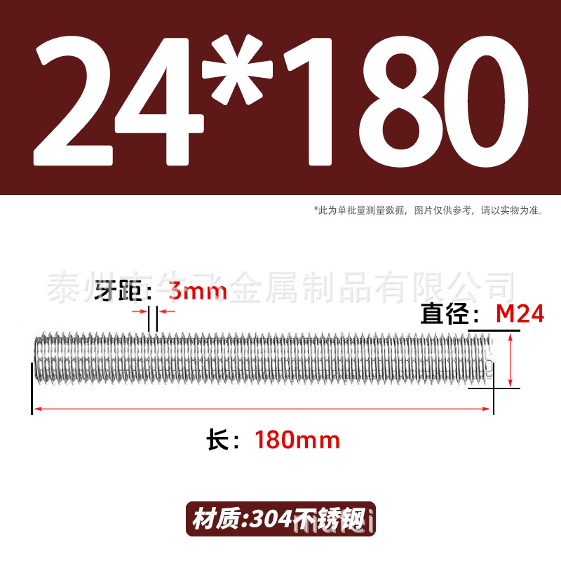 304 acero inoxidable barra de tornillo de tornillo de rosca completa barra de tornillo de perno alargado perno M12M16M18M20 image 209