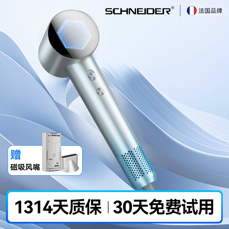 [파란색과 흰색] 슈나이더 ZMH01 헤어드라이어