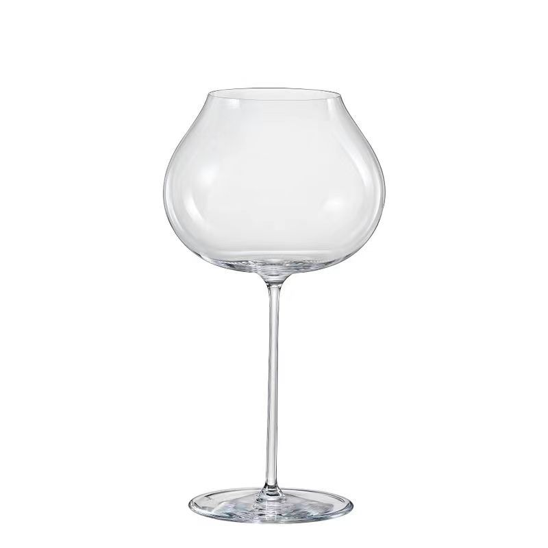 Vidrio de vino tinto vidrio de cristal hecho a mano Borgoña vino blanco taza Copa taza grande hogar pierna delgada Luz